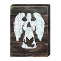 Angel with Dove Art on Board Wall Decor