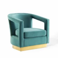 Frolick Performance Velvet Armchair - Mint