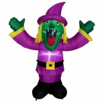 3.5 ft. Inflatable Lighted Witch Halloween Outdoor Decoration
