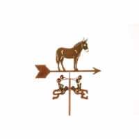 Mule Horse Weathervane with Garden Mount