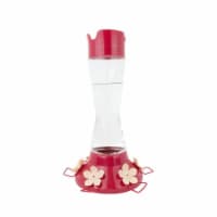 20oz Top Fill Pinch Waist Glass Hummingbird Feeder