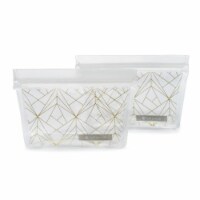Gold Sandwich Reusable Ziptuck Bag - Sets of 2