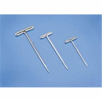 1 in. Nickel Plated T-Pins - 100 Piece