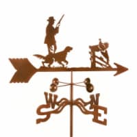 Hunter with Dog Weathervane - Garden Mount