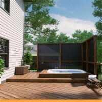 6 x 50 ft. 90 Percent UV Block Shade Fabric, Graphite