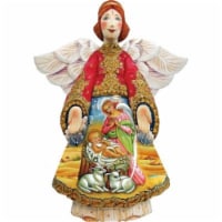 Mary & Joseph Angel Wooden Hanging or Freestanding Decoration for Home & Garden