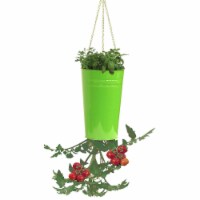 Enameled Galvanized Steel Upside-Down Planter for Tomatos, Strawberry, Herb & Floral Hanging