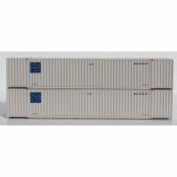 53 ft. N Scale High Cube Container UMAX Patch NACS - Pack of 2