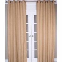 Burlap Curtain Panel - Butter - 108 in.