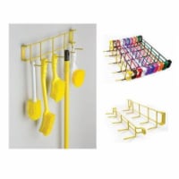 RackEm Racks  17 in. 5-Hook Utility Rack - Blue