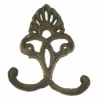 60 Piece Cast Iron Crown Hooks