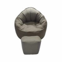 The Giant Pod Set Bean Bag Chair - Brown Linen