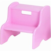 11 x 12 x 13 in. MDF Step Stool - Soft Pink
