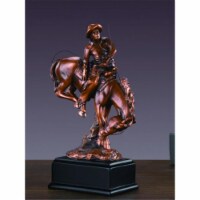 Bronco Buster Sculpture - 4 x 6.5 in.