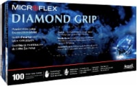 Microflex MF-300-XL Extra Large Diamond Grip Latex Gloves 100 Count