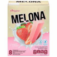 Binggrae® Melona® Strawberry Flavored Frozen Dairy Dessert Bars Perspective: Main