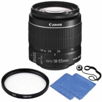 Canon Ef-s 18-55mm F/3.5-5.6 Is Ii Lens + 58mm Uv Accessory Kit For Canon T5, T6