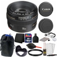 Canon Ef 50mm F/1.4 Usm Autofocus Lens + 16gb Accessories For T2i T3i C100 Xti
