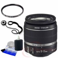 Canon Ef-s 18-55mm F/3.5-5.6 Is Ii Slr Lens + 58mm Uv Filter, Clean Kit And More