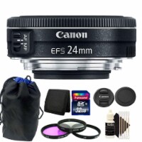 Canon Ef-s 24mm F/2.8 Stm Lens 32gb Accessory Kit For Canon Digital Slr Camera