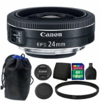 Canon Ef-s 24mm F/2.8 Stm Lens 8gb Accessory Kit For Canon Digital Slr Camera