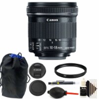 Canon Ef-s 10-18mm F/4.5-5.6 Is Stm Lens Bundle For Digital Slr Camera