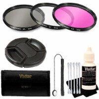 Vivitar 72mm Professional Digital Filter Kit + Accessory Kit For 72mm Lenses