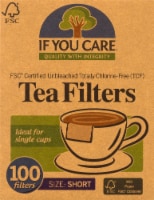 If You Care® Unbleached Short Tea Filters Perspective: Main