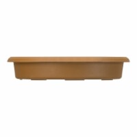 Akro Mils Panterra Saucer for 12 Inch Panterra Pot, Clay Color, 11 Inch