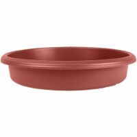 AKRO-MILS Panterra Round Plastic Planter Saucer, Clay-Colored, 6