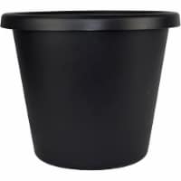 Akro Mils LIA06000G18 6 in. Classic Pot, Black
