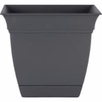 The HC Companies Eclipse Resin Planter - Warm Gray Perspective: Main