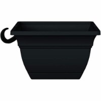 The HC Companies Outdoor/Indoor Plastic Planter Eclipse Square Hanging Basket, 12''