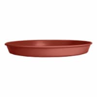 The HC Companies Prima Saucer - Clay Perspective: Main