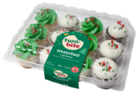 Two-Bite Christmas Assorted Cupcakes