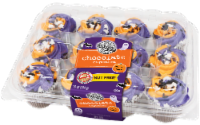 Two-Bite Halloween Chocolate Cupcakes