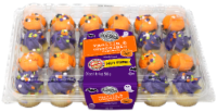 Two-Bite Halloween Chocolate and Vanilla Cupcakes Perspective: Main