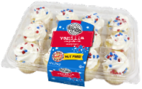 Two-Bite® Patriotic Vanillas Cupcakes Perspective: Main