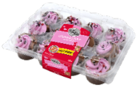 Two-Bite® Valentine’s Day Assorted Chocolate Cupcakes Perspective: Main