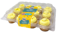 Two-bite® Nut-Free Pineapple Cupcakes Perspective: Main