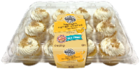 Two-Bite Banana Cream Cheese Cupcakes Perspective: Main