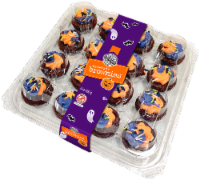 Two-Bite Halloween Brownies with Ghost Sprinkles Perspective: Main