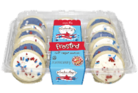 Kimberley's Bakeshoppe Vanilla Frosted Cookies - Patriotic Blue/White Perspective: Main
