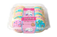 Kimberley's Bakeshoppe Vanilla Frosted Unicorn Soft Sugar Cookies