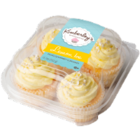 Kimberley's Bakeshoppe Lemon Ice Filled Gourmet Cupcakes Perspective: Main