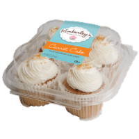 Kimberley's Bakeshoppe Carrot Cake Filled Gourmet Cupcakes
