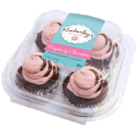 Kimbereley's Bakeshoppe Raspberry Chocolate Gourmet Cupcakes Perspective: Main