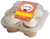 Kimberley's Bakeshoppe™ Carrot Cake Filled Gourmet Cupcakes