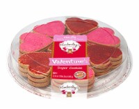 Kimberley's Bakeshoppe Heart Sugar Cookies Tray Perspective: Main