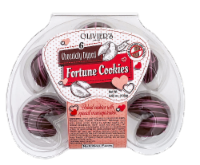 Olivier's Chocolaty Pink Drizzle Fortune Cookies Perspective: Main